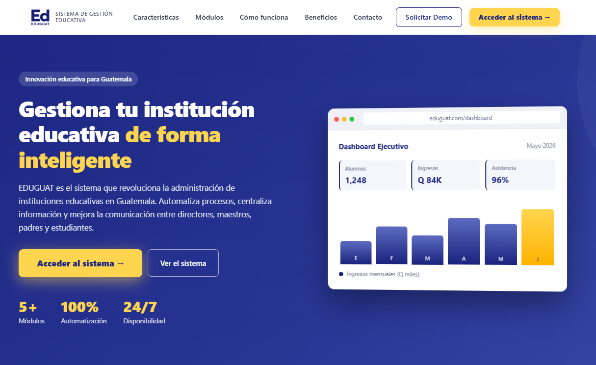 Eduguat sistema para colegios