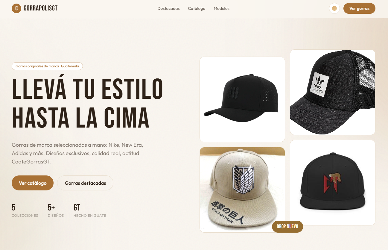 GorrasPolis GT tienda en línea